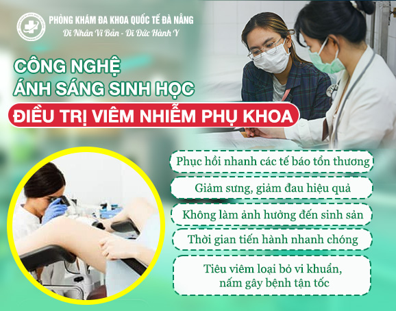 Công nghệ ánh sáng sinh học trị viêm phụ khoa