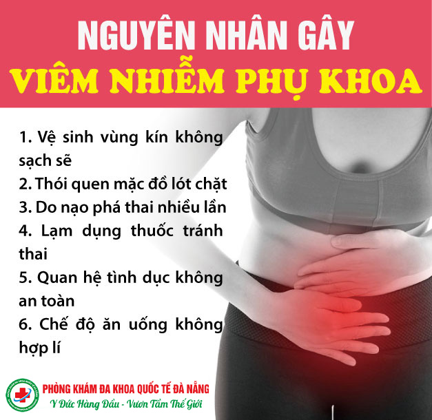 Nguyên nhân gây bệnh viêm nhiễm phụ khoa