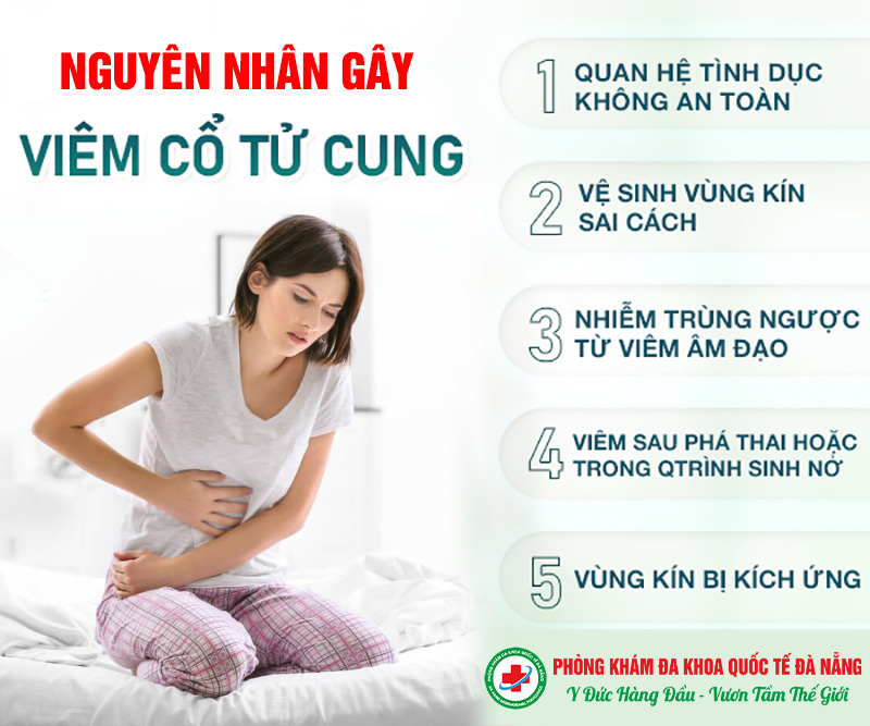 Nguyên nhân gây viêm cổ tử cung