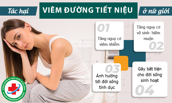 Tác hại của viêm đường tiết niệu ở nữ giới